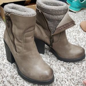 Steve madden sweater boots